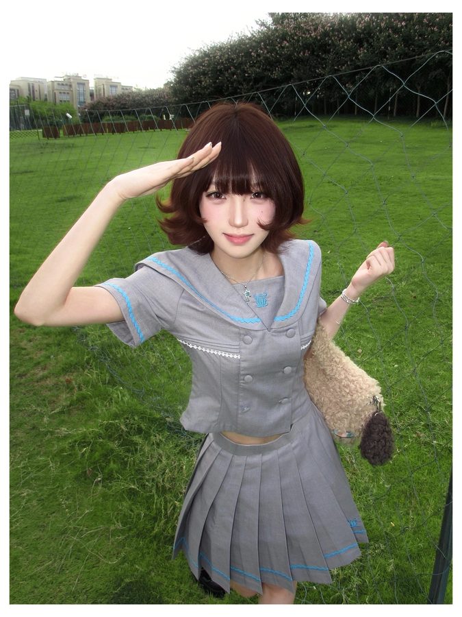 【雨霁时】 水手服 JK学院风校供感